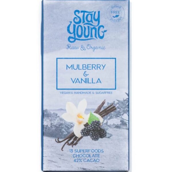 šokolaad mooruspuu marjade ja vanilega